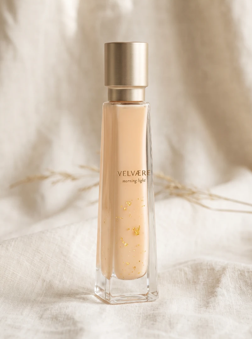 Velvaère bottle with creamy serum